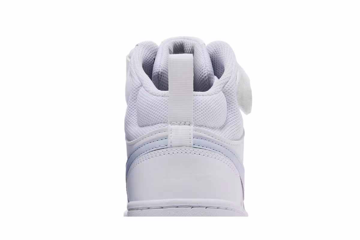 Nike Court Borough Mid 2 GS White Stadium Green, view 8