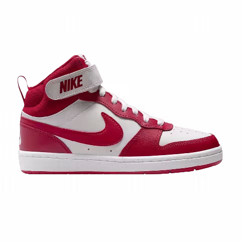 Nike Court Borough Mid 2 GS 'Sail/White/Gym Red'