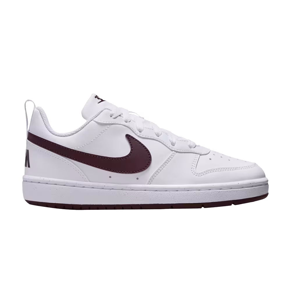 Nike Court Borough Low Recraft GS White Burgundy Crush