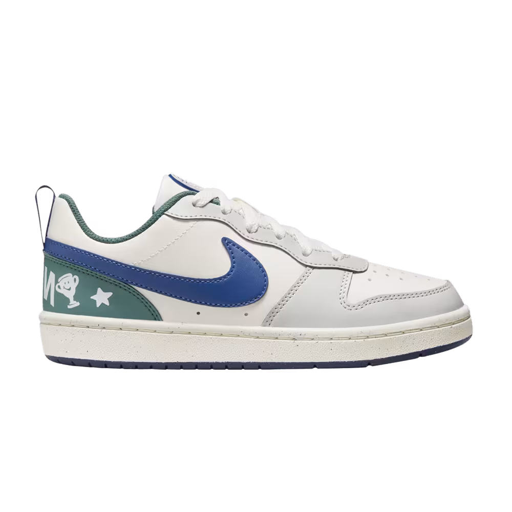 Nike Court Borough Low Recraft GS Sail Court Blue Bicoastal