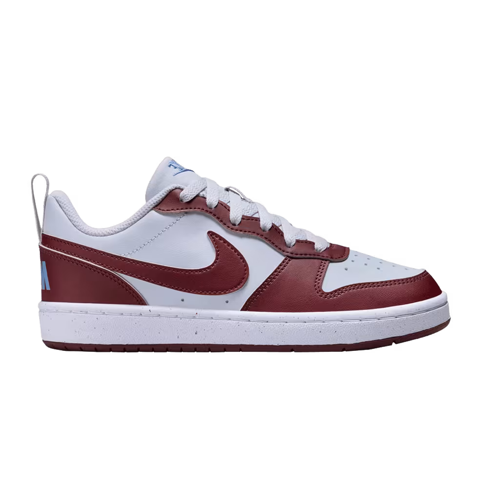 Nike Court Borough Low Recraft GS Dark Team Red Pure Platinum