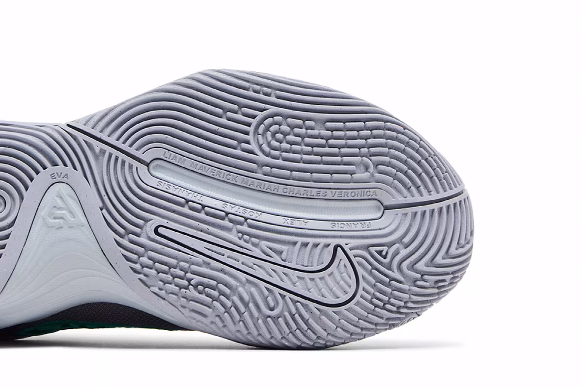 Nike Giannis Immortality 4 Smoke Grey Stadium Green, view 6