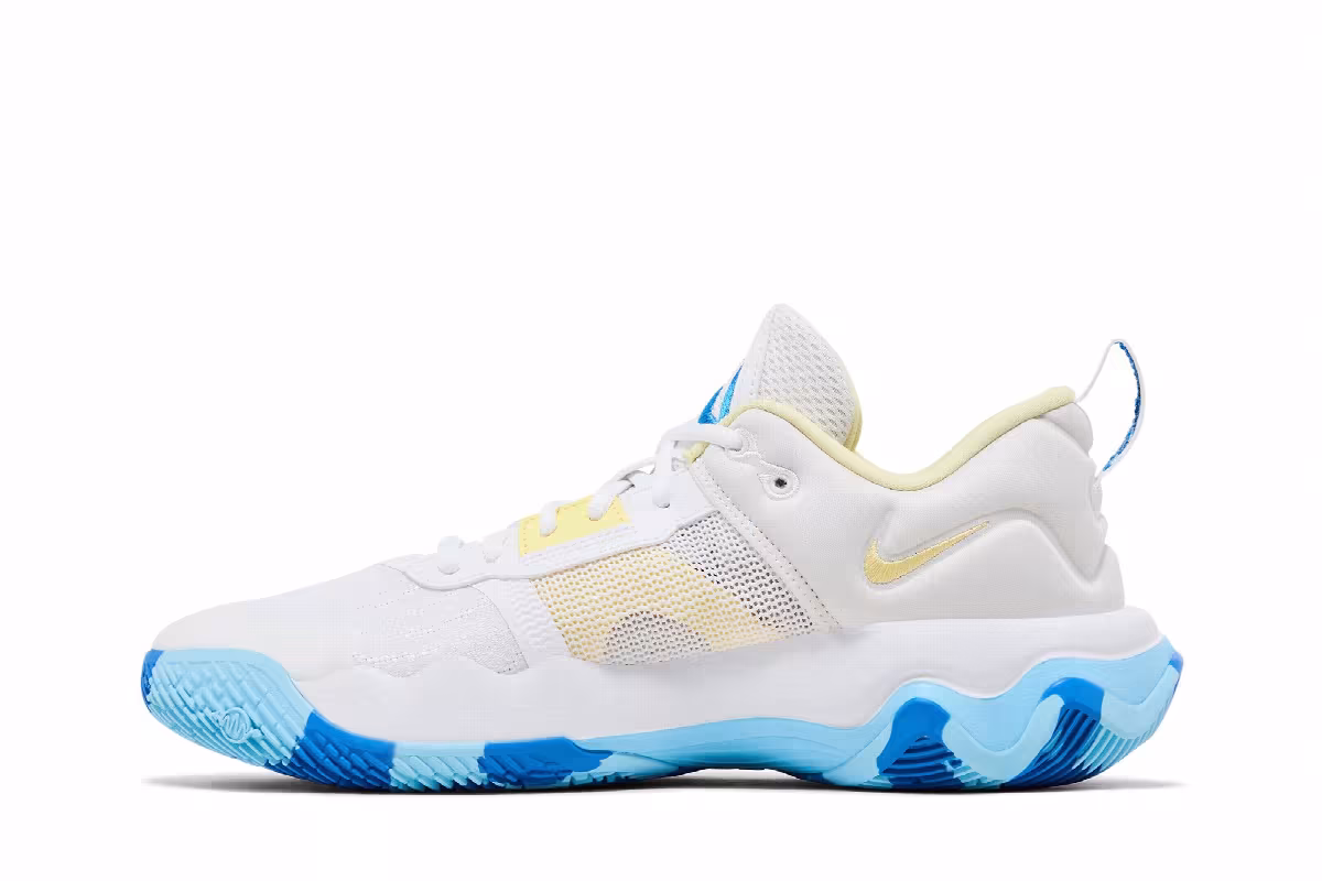 Nike Giannis Immortality 3 White Light Photo Blue, view 4