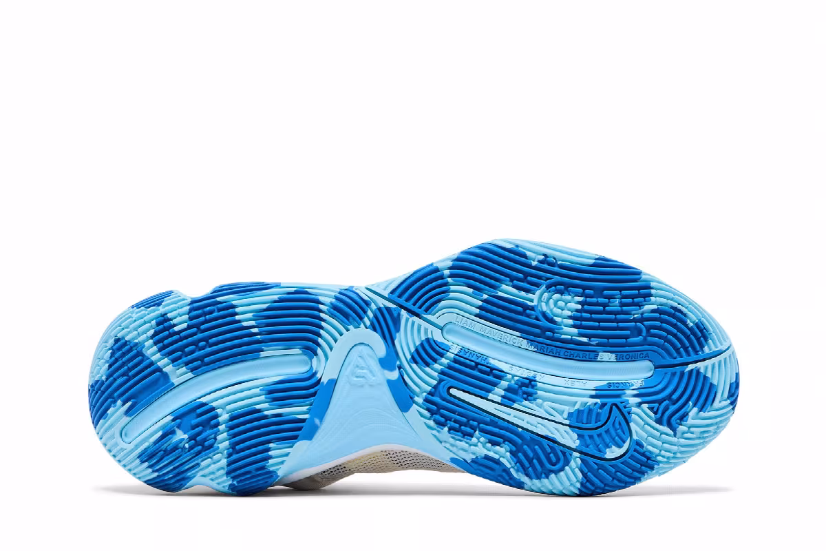 Nike Giannis Immortality 3 White Light Photo Blue, view 5