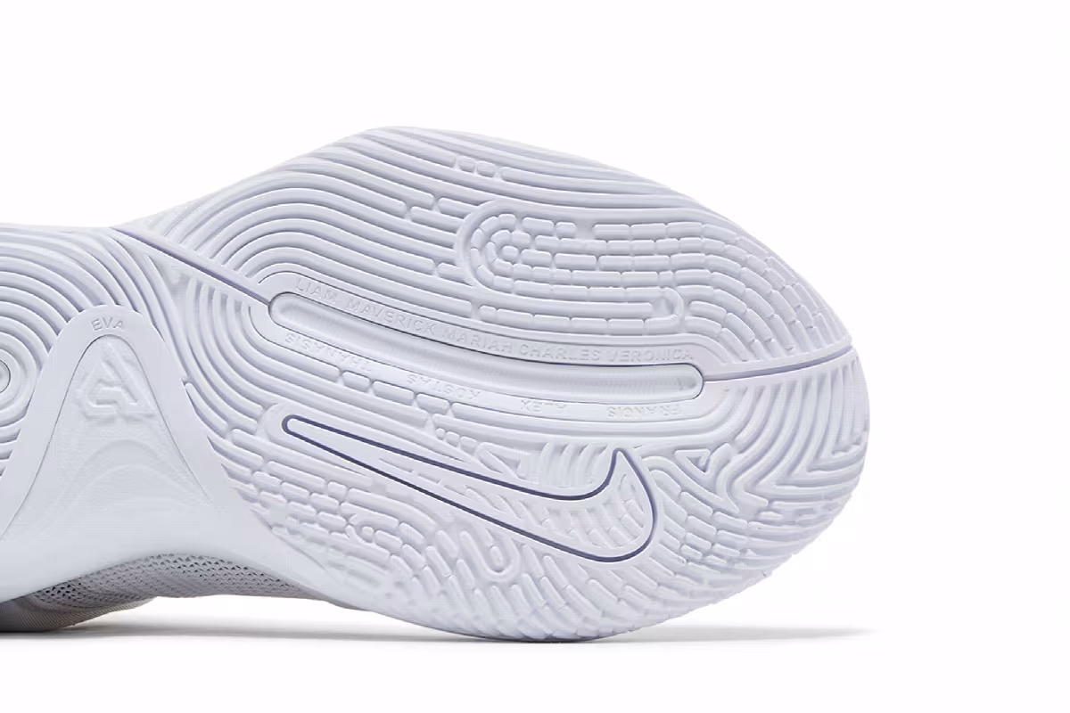 Nike Giannis Immortality 3 Triple White, view 6