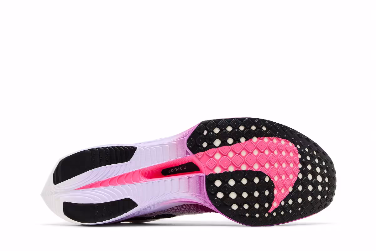 Nike ZoomX VaporFly Next% 3 White Vivid Purple, view 5