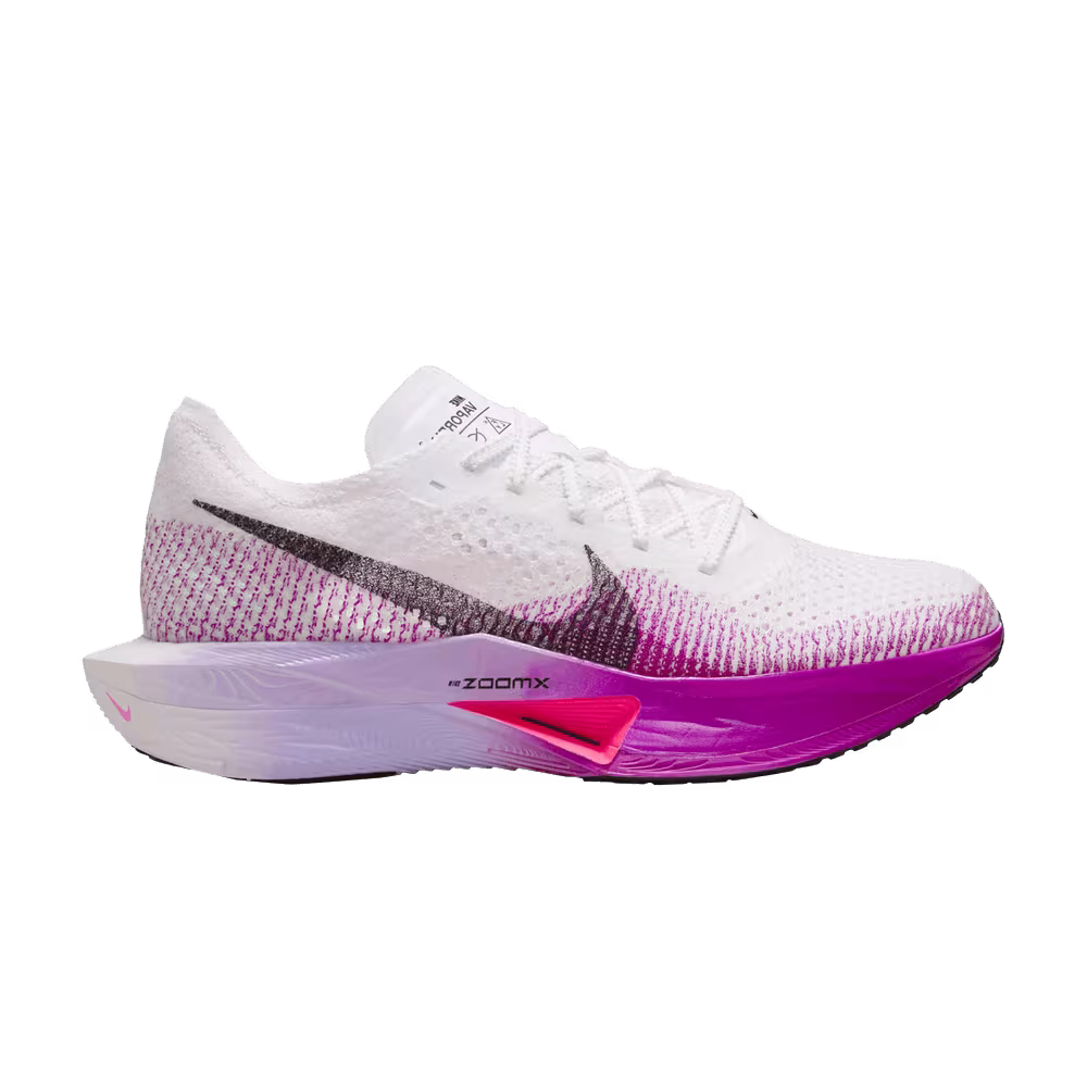 Nike Women's ZoomX VaporFly Next% 3 White Vivid Purple
