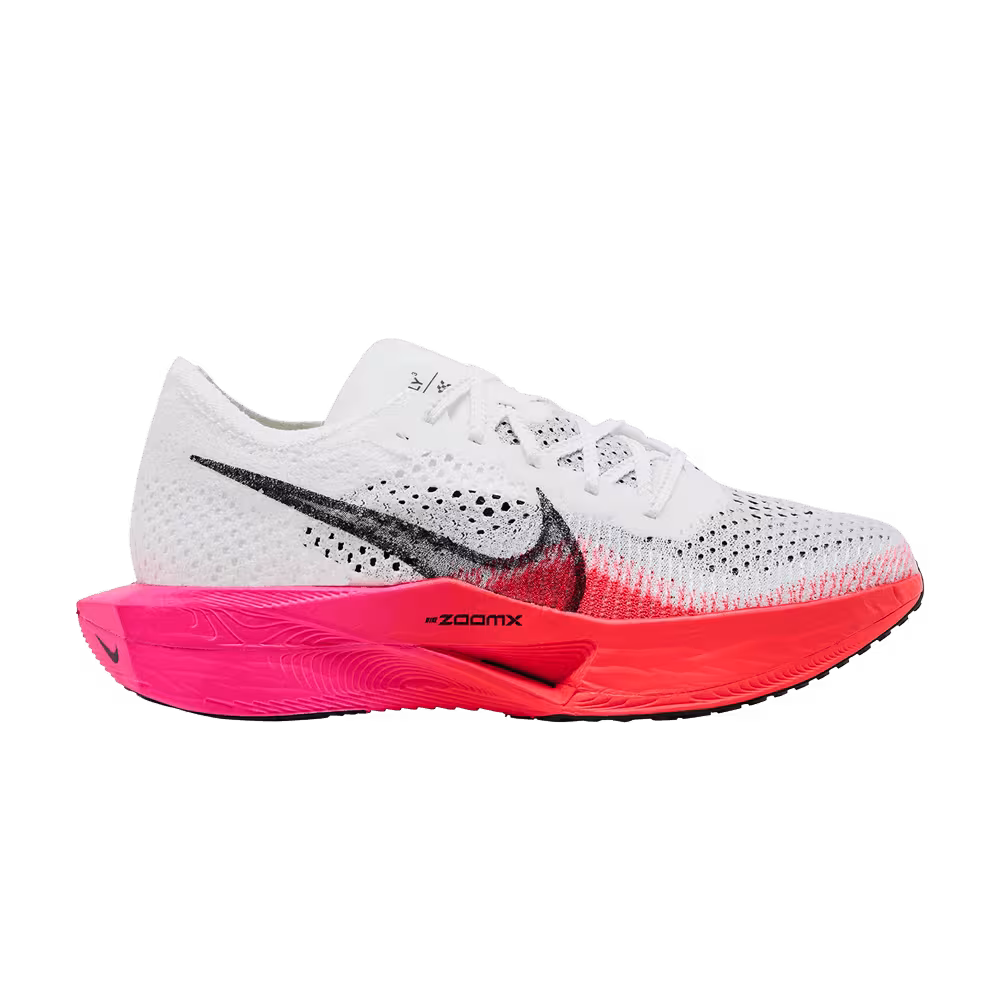 Nike Women's ZoomX VaporFly Next% 3 White Crimson Pink