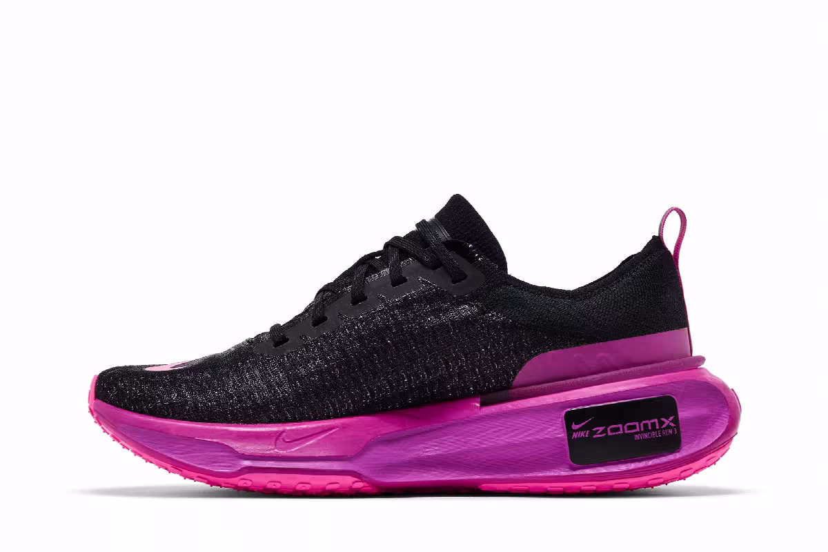 Nike ZoomX Invincible Run Flyknit 3 Black Vivid Grape, view 4