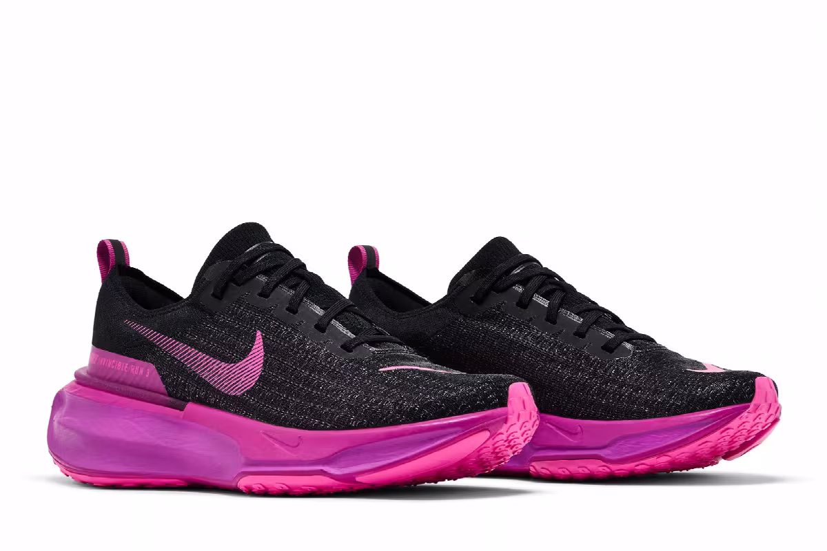 Nike ZoomX Invincible Run Flyknit 3 Black Vivid Grape, view 9
