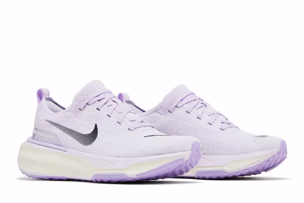 Nike Women's ZoomX Invincible 3 Barely Grape Black, view 9