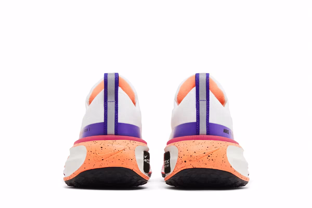 Nike Women's ZoomX Invincible Run Flyknit 3 White Mango Pink, view 7