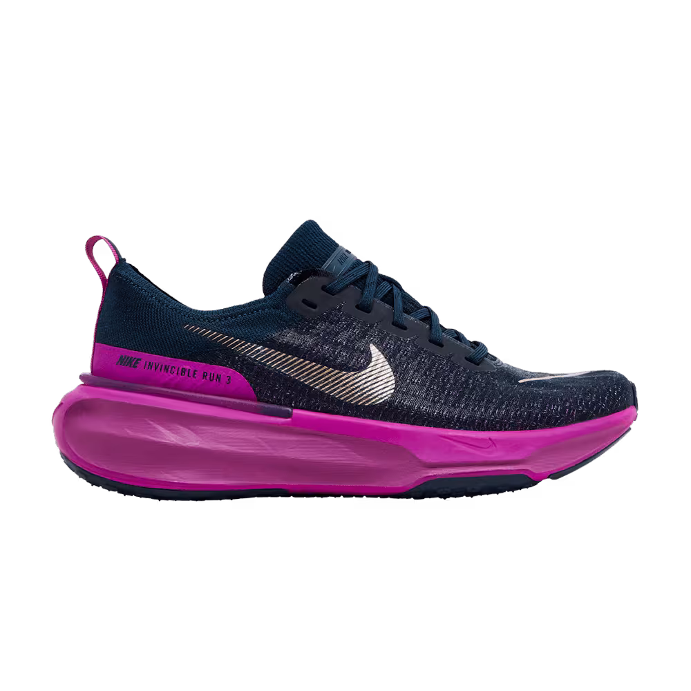Nike Women's ZoomX Invincible 3 Armory Navy Vivid Grape