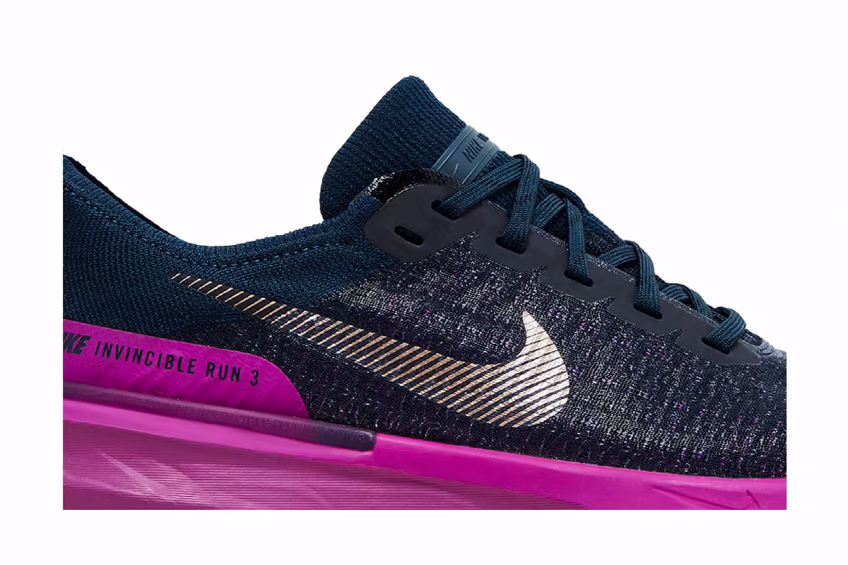 Nike Women's ZoomX Invincible 3 Armory Navy Vivid Grape, view 3