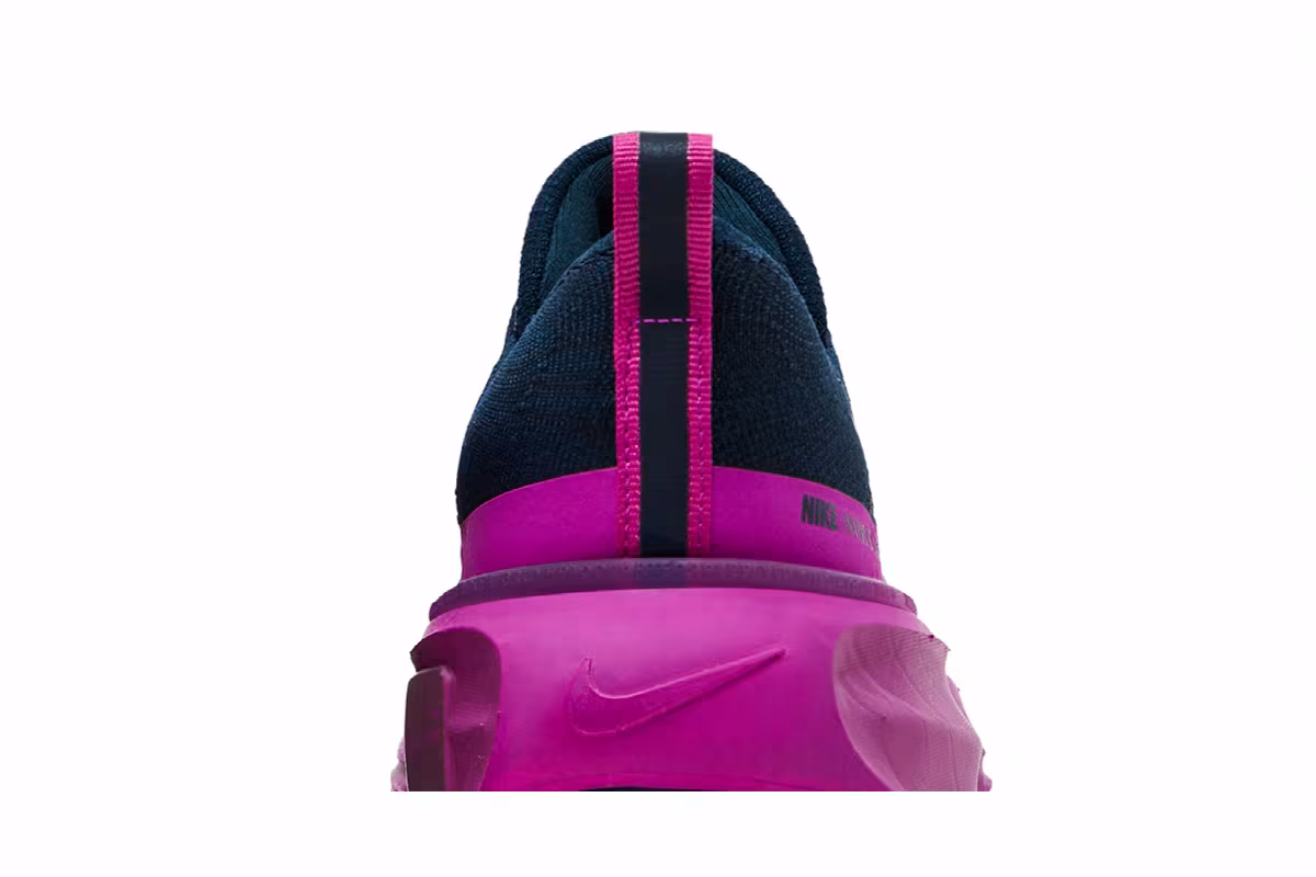 Nike Women's ZoomX Invincible 3 Armory Navy Vivid Grape, view 8