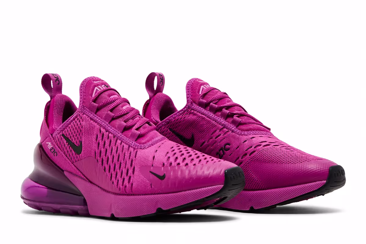 Nike Women's Air Max 270 Hot Fuchsia, view 9