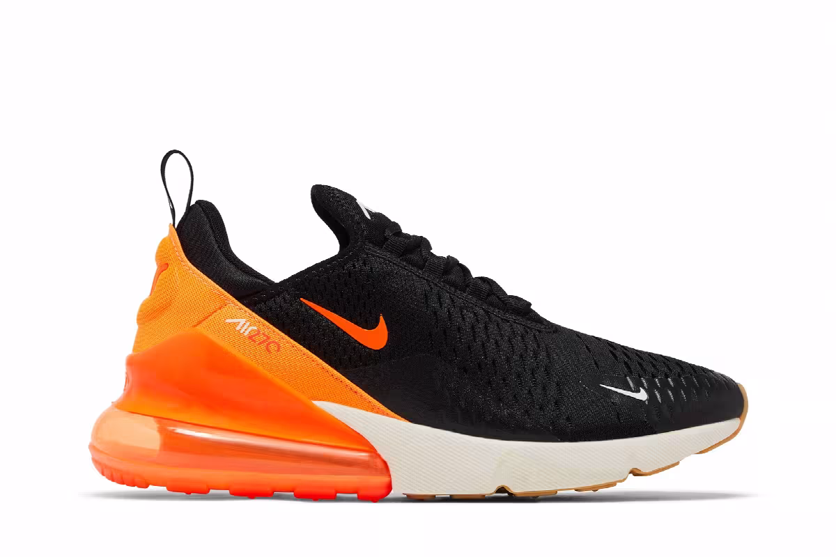 Nike Air Max 270 Black Bright Crimson, view 2