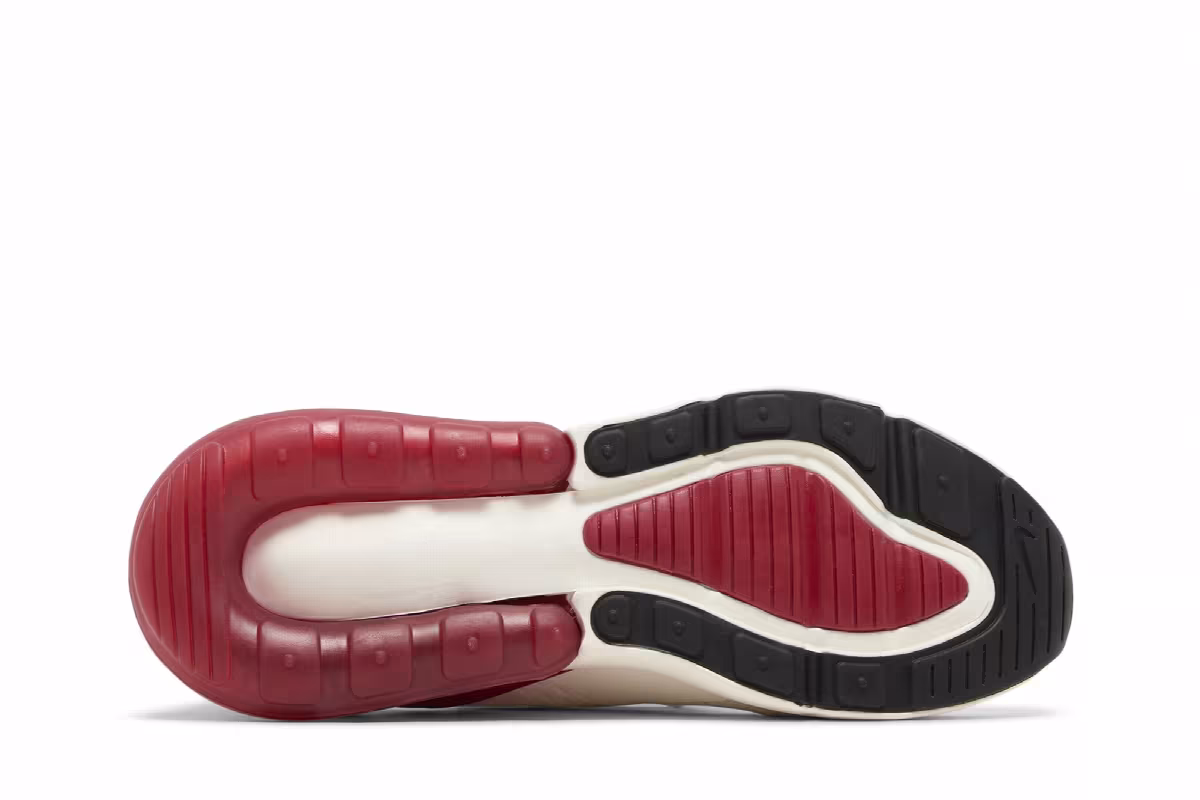 Nike Women's Air Max 270 Sail Gym Red, view 5