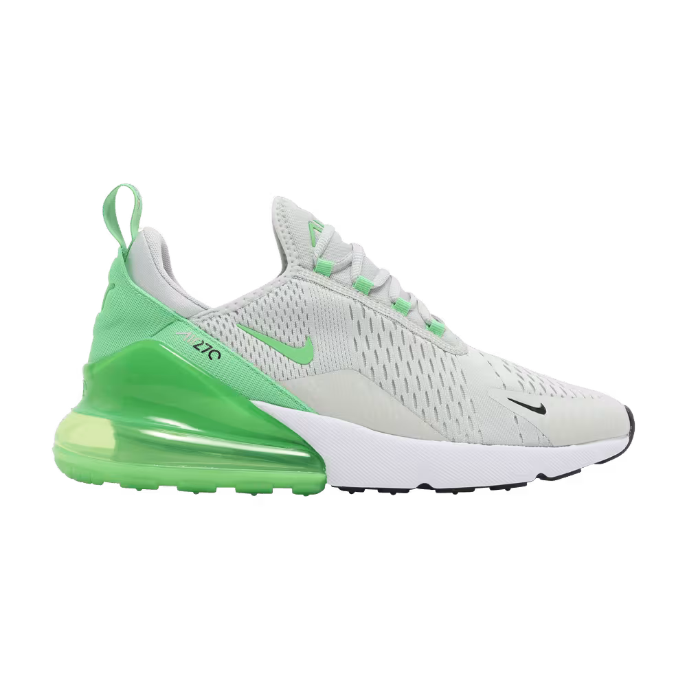 Nike Men's Air Max 270 Light Silver Green Shock