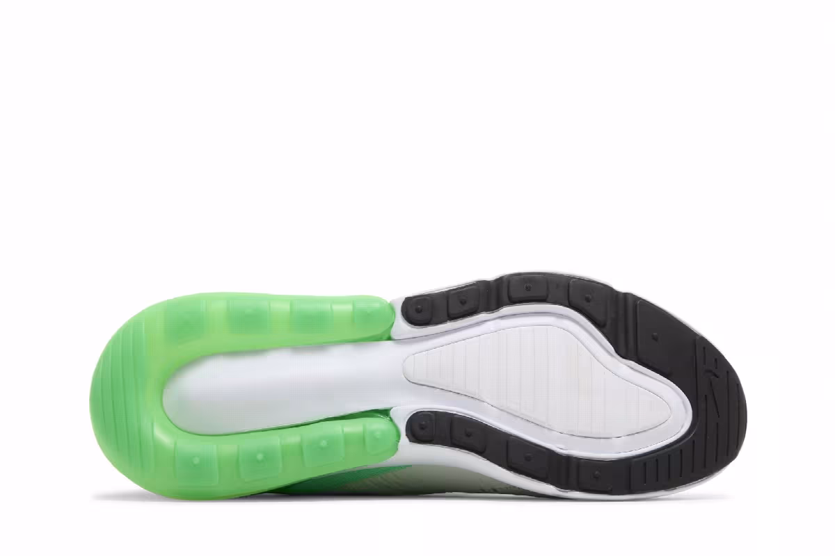 Nike Men's Air Max 270 Light Silver Green Shock, view 5