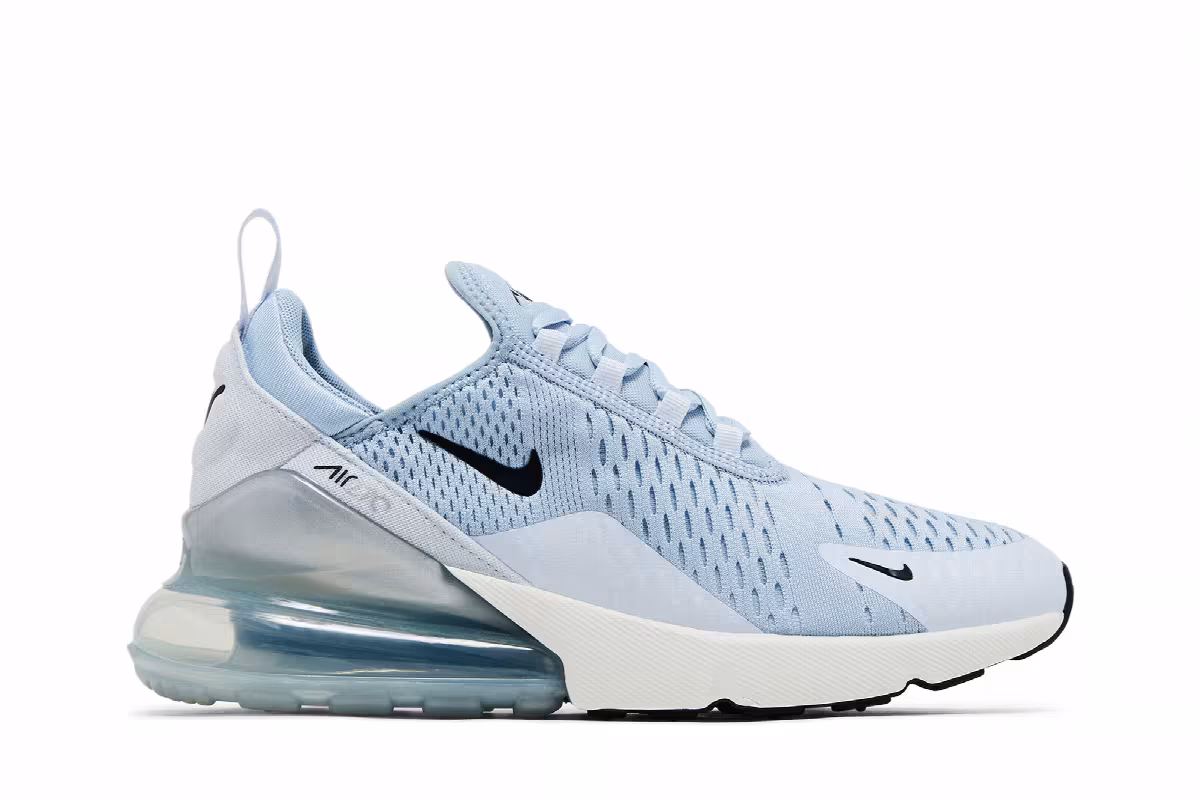 Nike Women's Air Max 270 Light Armory Blue, view 2