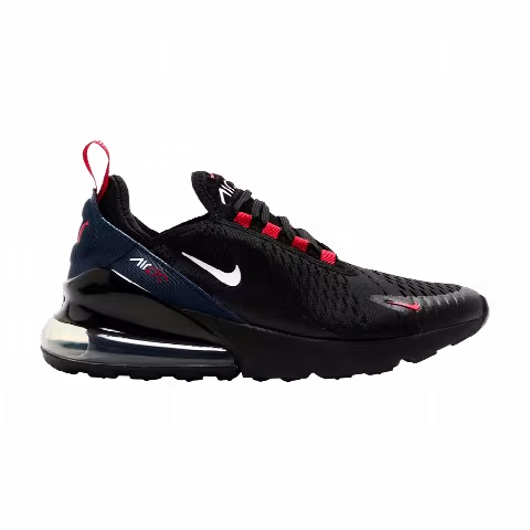 Nike Air Max 270 GS 'Black Midnight Navy Red'