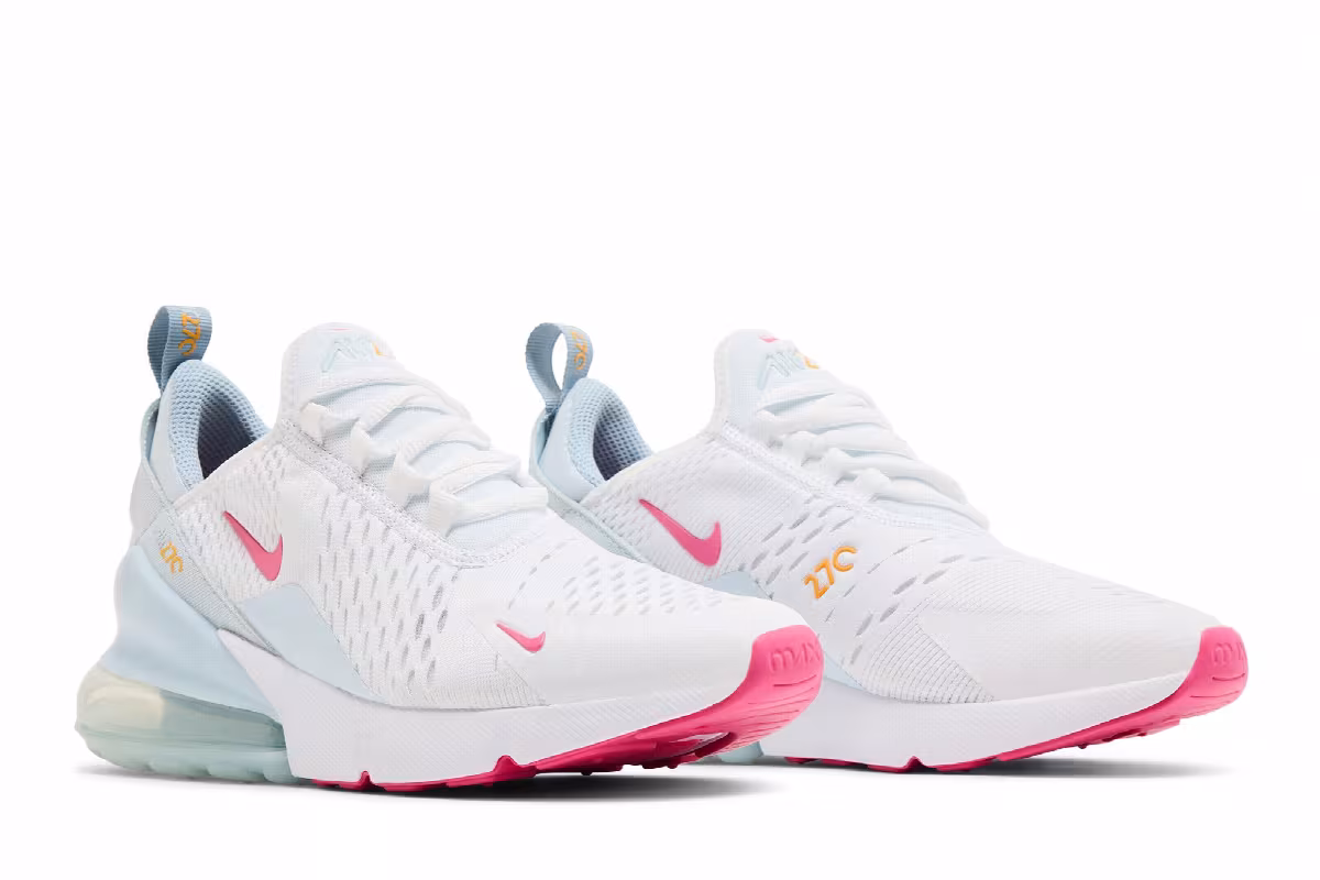 Nike Air Max 270 GS White Pinksicle, view 9