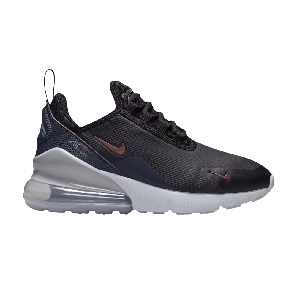 Nike Air Max 270 GS Black Thunder Blue Dark Pony