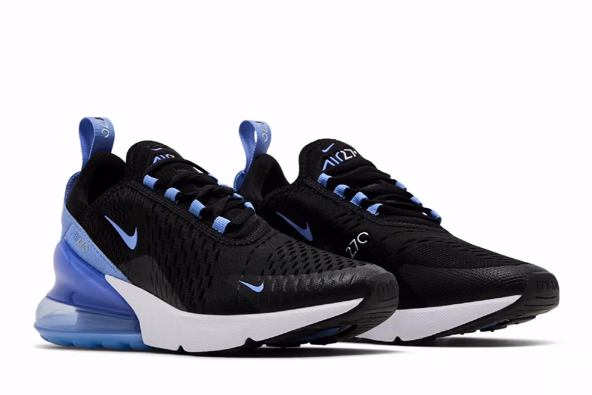 Nike Women's Air Max 270 Black Royal Pulse, view 9