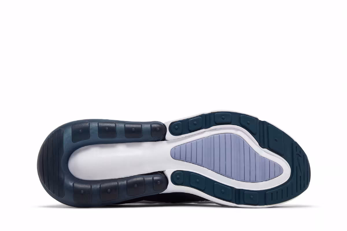 Nike Women's Air Max 270 White Armory Navy, view 5
