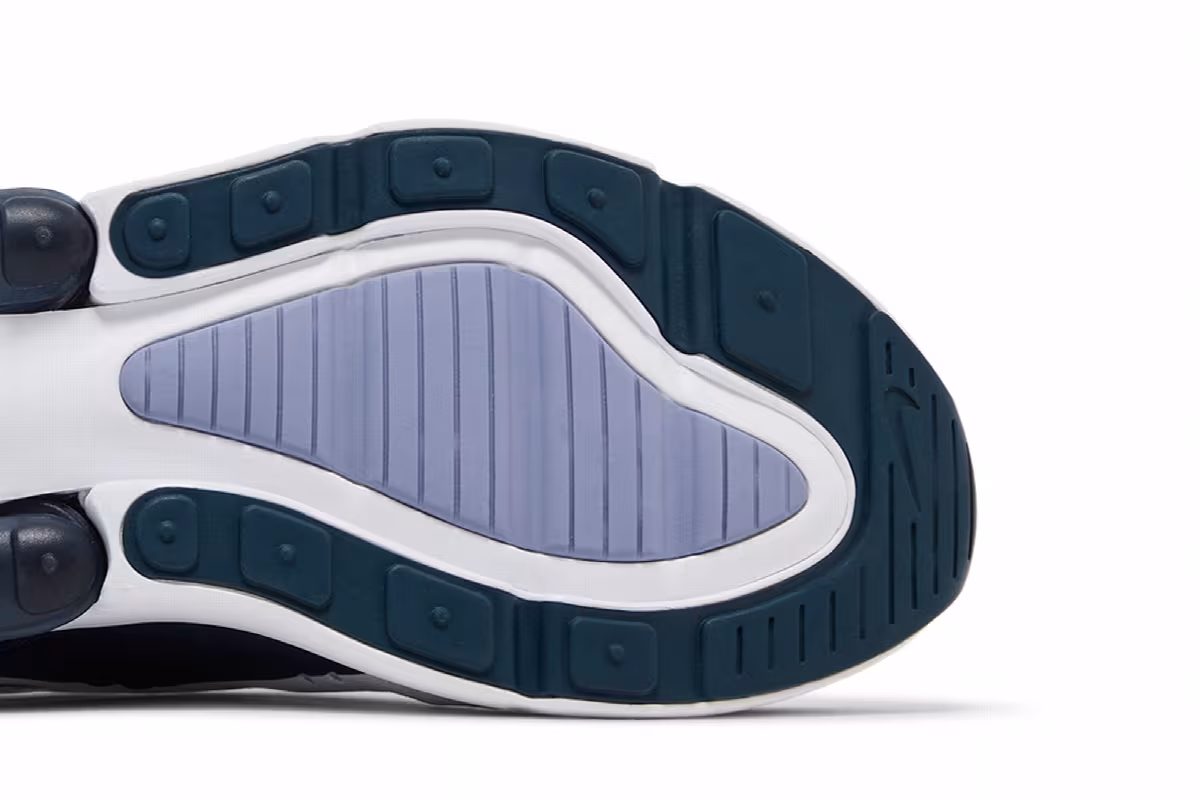 Nike Women's Air Max 270 White Armory Navy, view 6