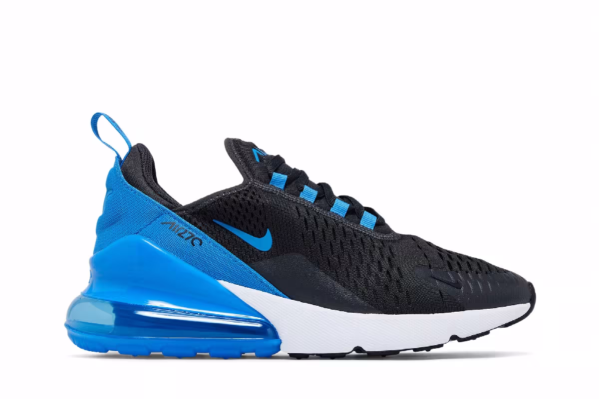 Nike Air Max 270 GS Anthracite Light Photo Blue, view 2