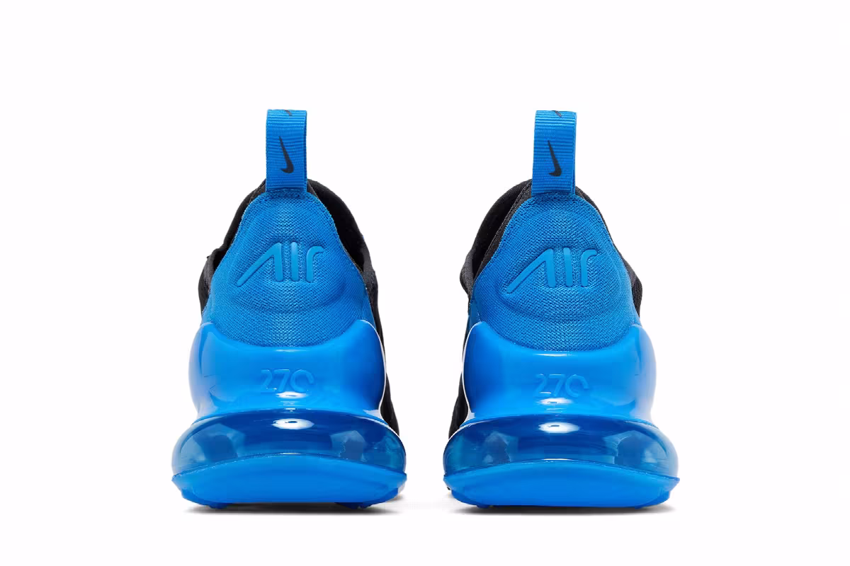 Nike Air Max 270 GS Anthracite Light Photo Blue, view 7
