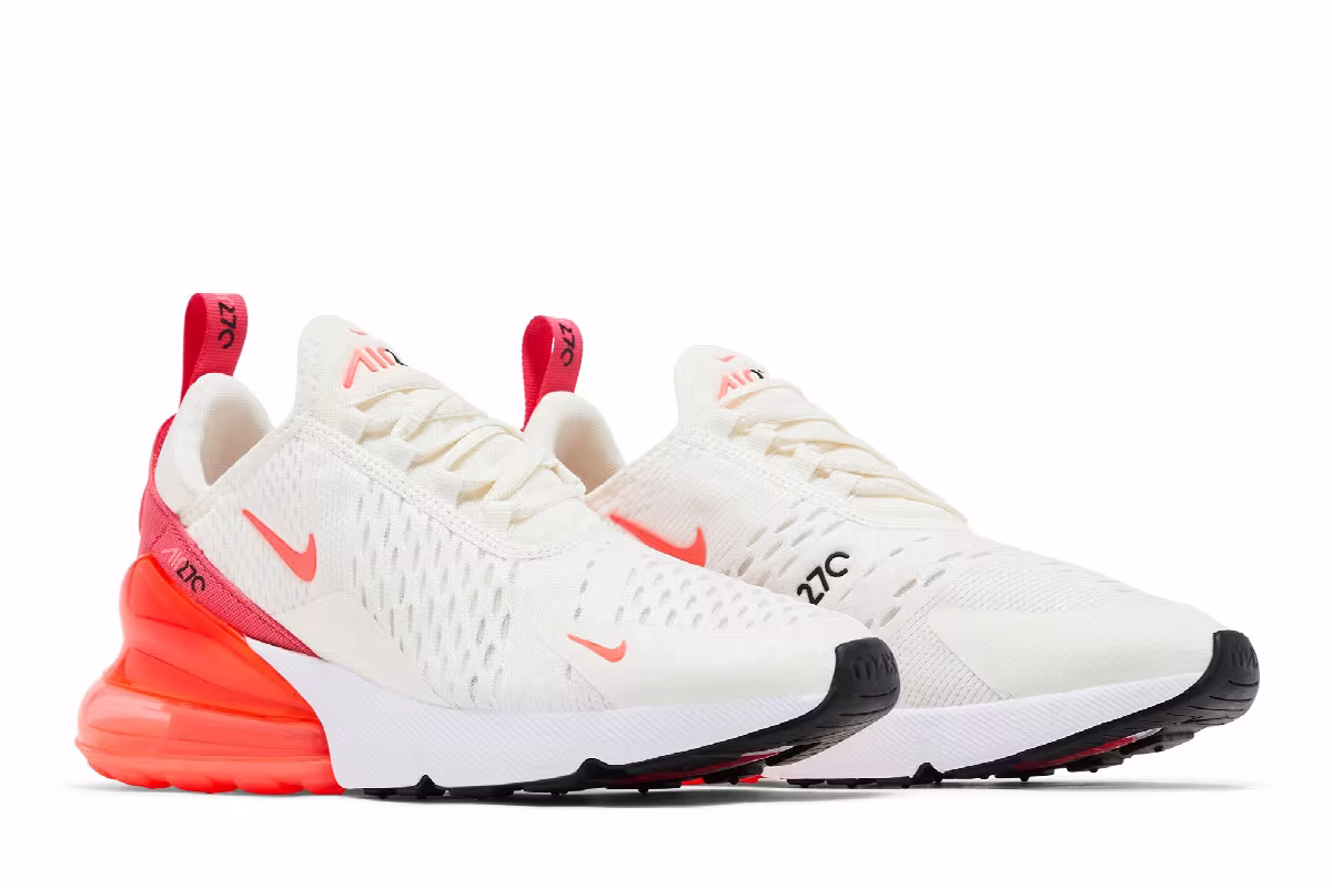 Nike Women's Air Max 270 Sail Aster Pink, view 9