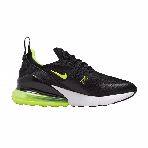 Nike Air Max 270 GS 'Black Lightning Volt'