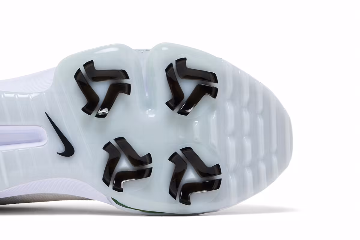 Nike Air Zoom Infinity Tour 2 Golf White Black Vapor Green, view 6