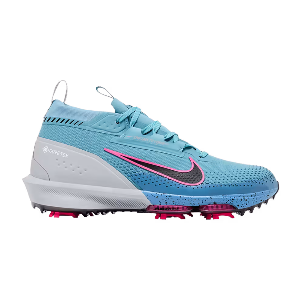 Nike Air Zoom Infinity Tour 2 Golf GORE-TEX Denim Turquoise Hyper Pink