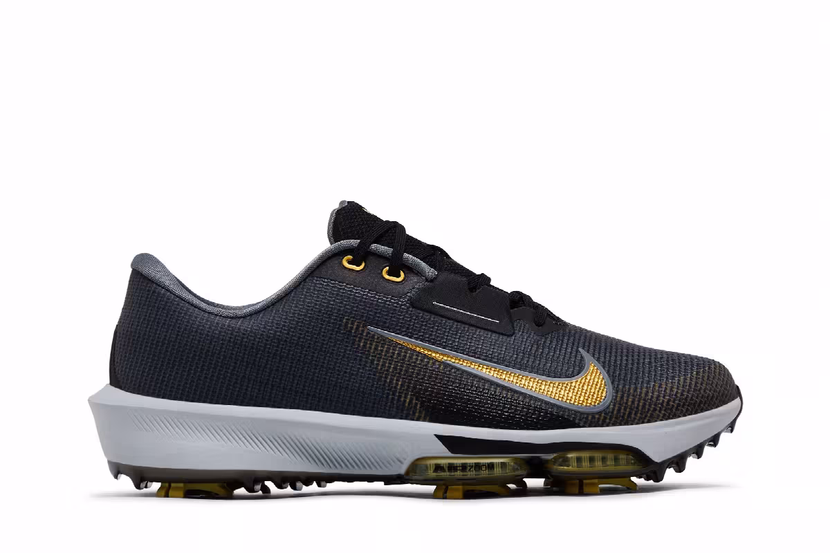 Nike Air Zoom Infinity Tour 2 Golf Black Infinite Gold, view 2
