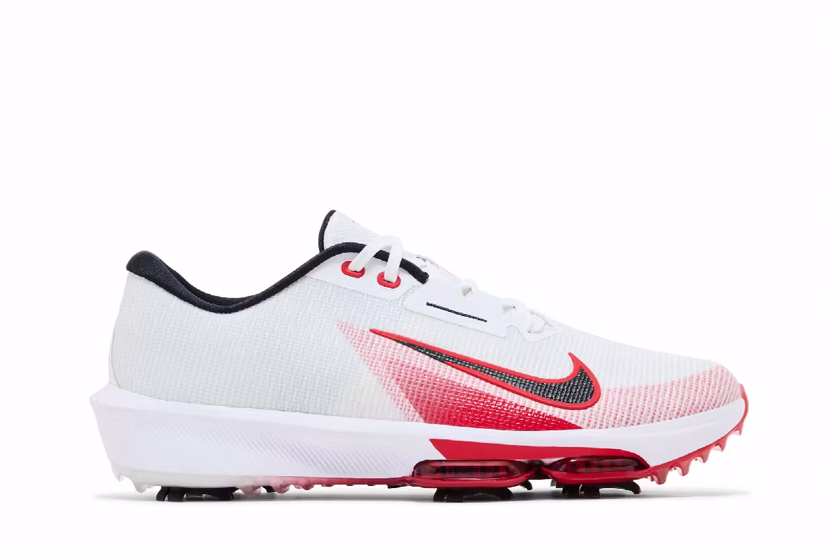 Nike Air Zoom Infinity Tour 2 Golf White University Red, view 2
