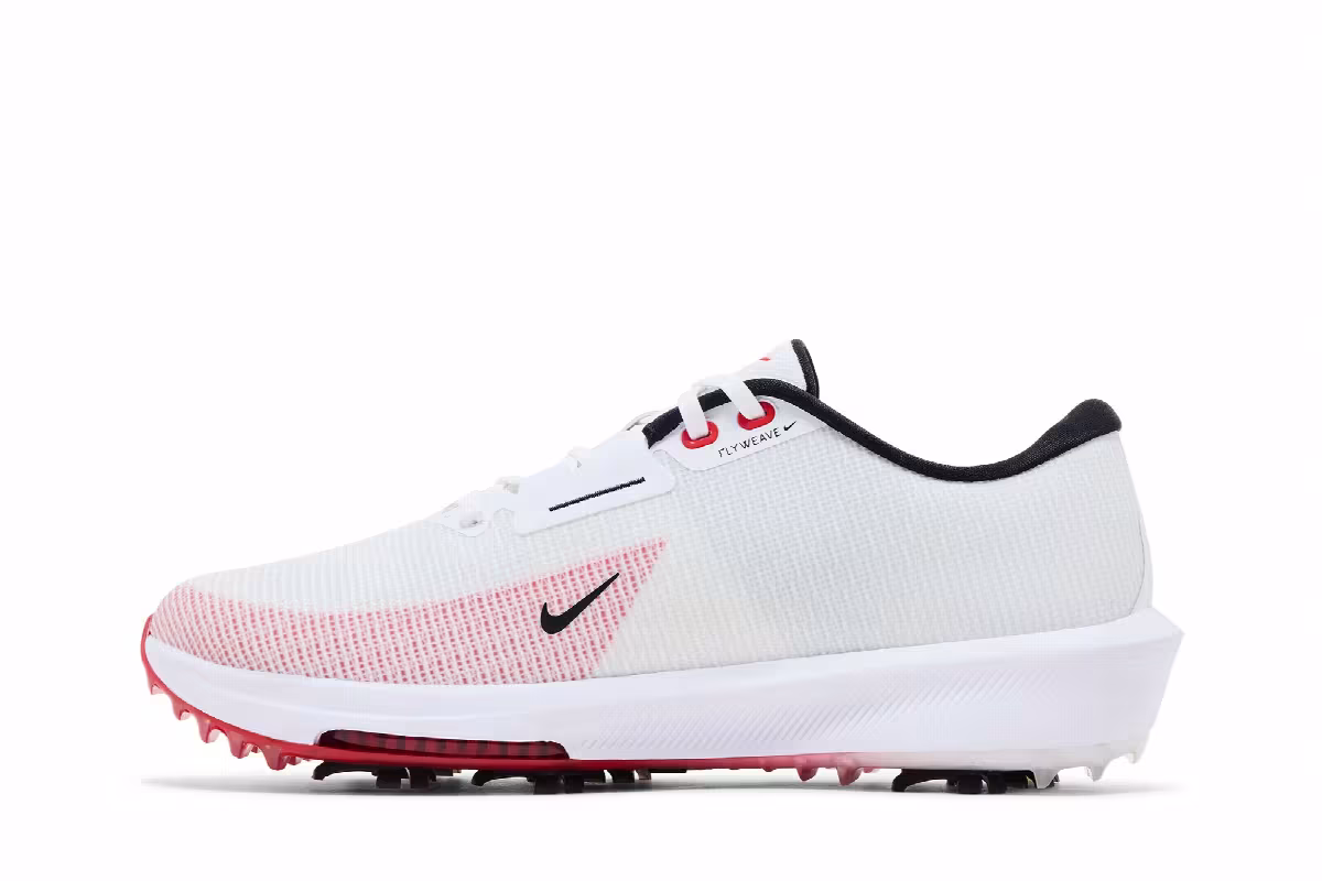 Nike Air Zoom Infinity Tour 2 Golf White University Red, view 4
