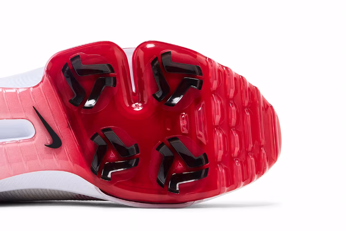 Nike Air Zoom Infinity Tour 2 Golf White University Red, view 6