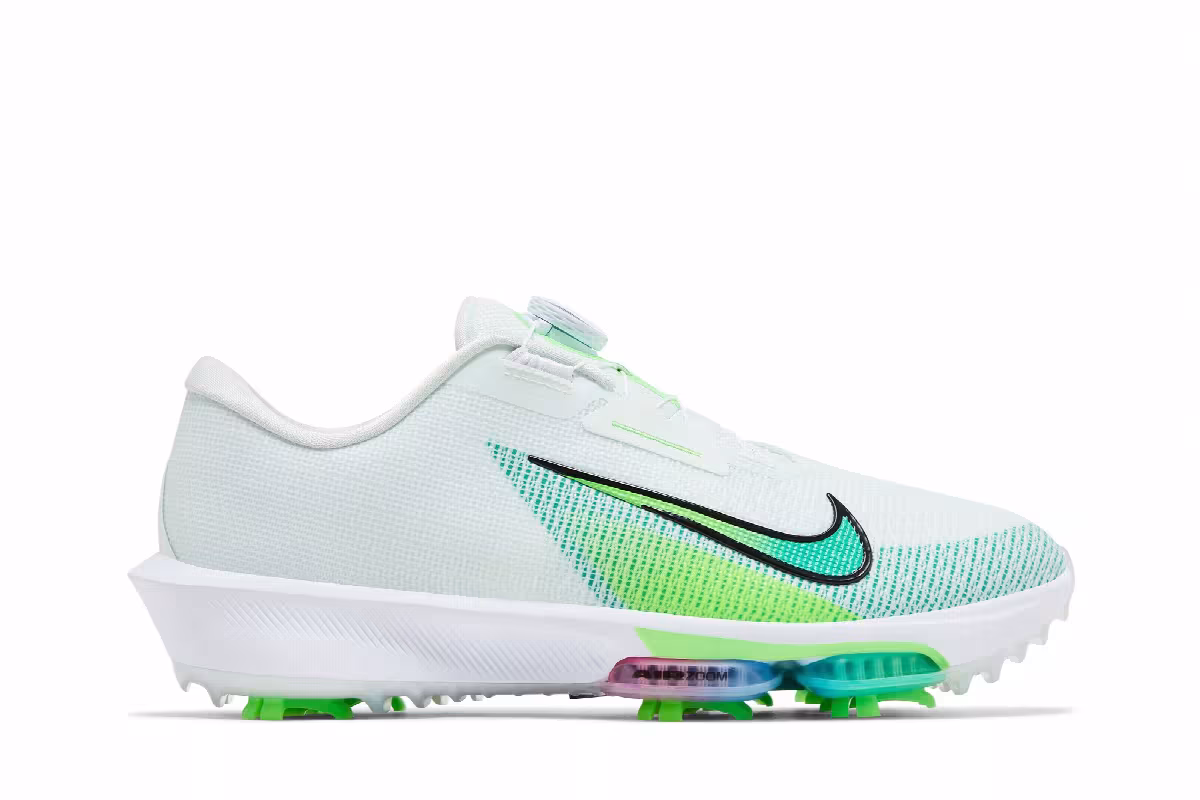 Nike Infinity Tour BOA 2 Golf Wide White Barely Green, view 2