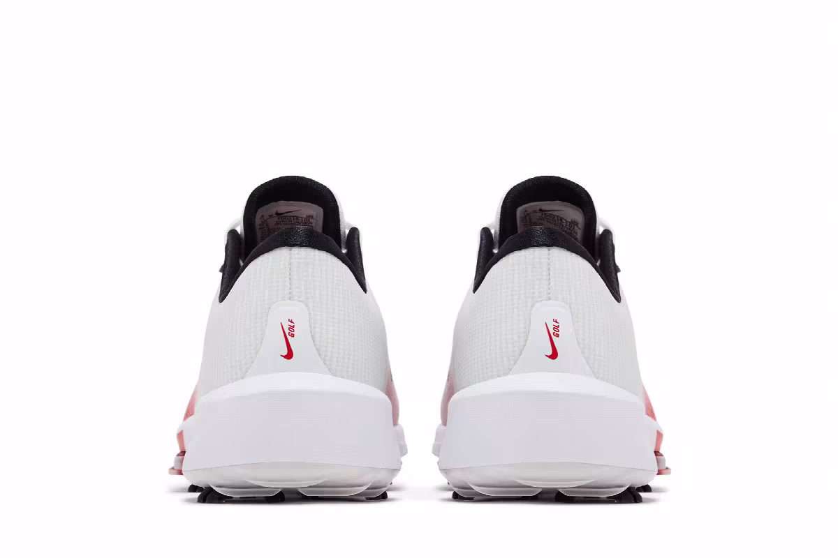 Nike Air Zoom Infinity Tour 2 Golf Wide White University Red, view 7