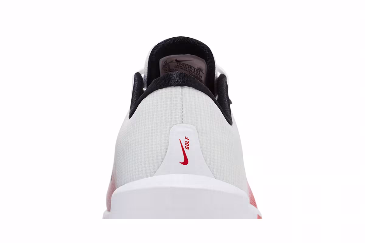 Nike Air Zoom Infinity Tour 2 Golf Wide White University Red, view 8