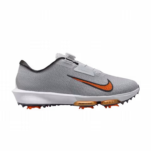 Nike Air Zoom Infinity Tour 2 Golf Wide 'Pure Platinum Safety Orange'