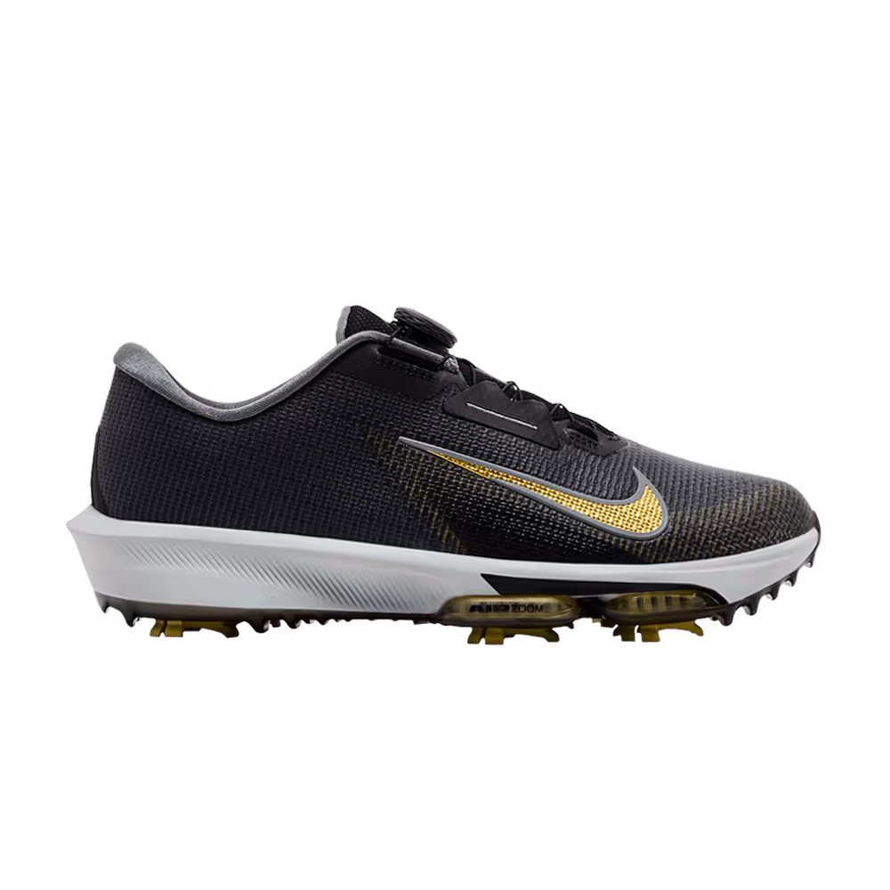Nike Infinity Tour BOA 2 Golf Wide Black Infinite Gold