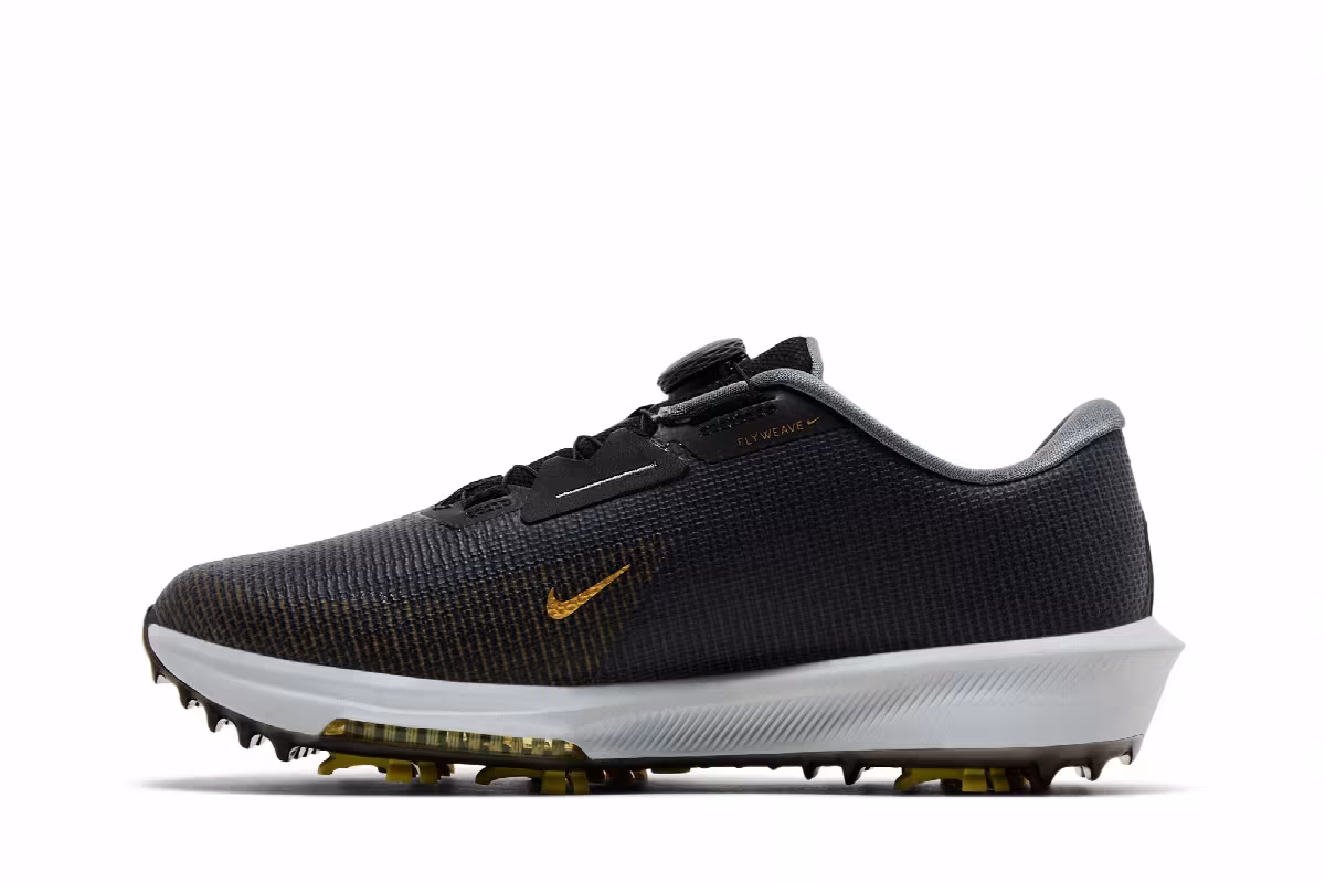 Nike Infinity Tour BOA 2 Golf Wide Black Infinite Gold, view 4
