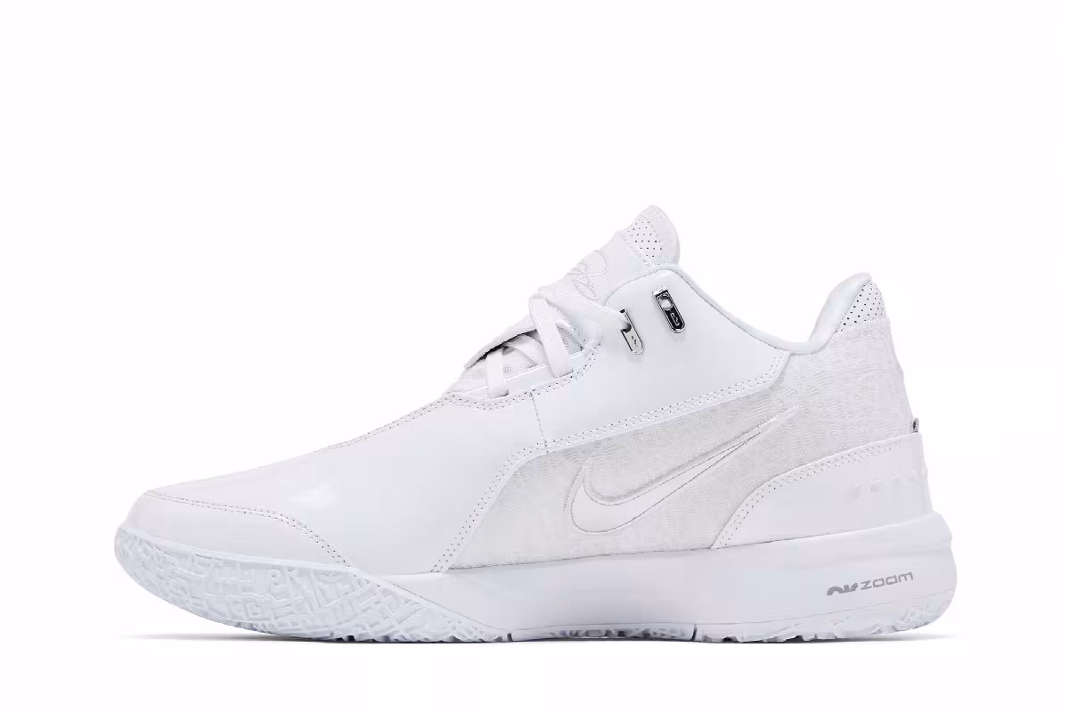 Nike Zoom LeBron NXXT Gen AMPD White Metallic Silver, view 4