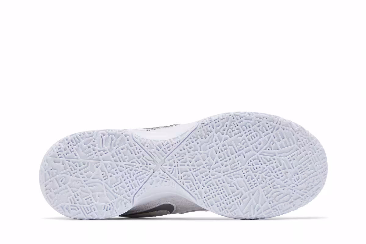 Nike Zoom LeBron NXXT Gen AMPD White Metallic Silver, view 5