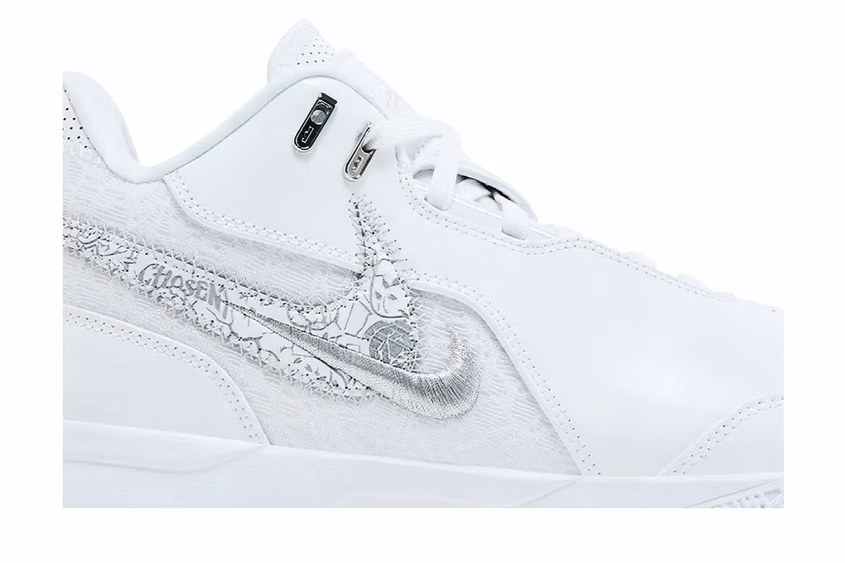 Nike Zoom LeBron NXXT Gen AMPD EP White Metallic Silver, view 3